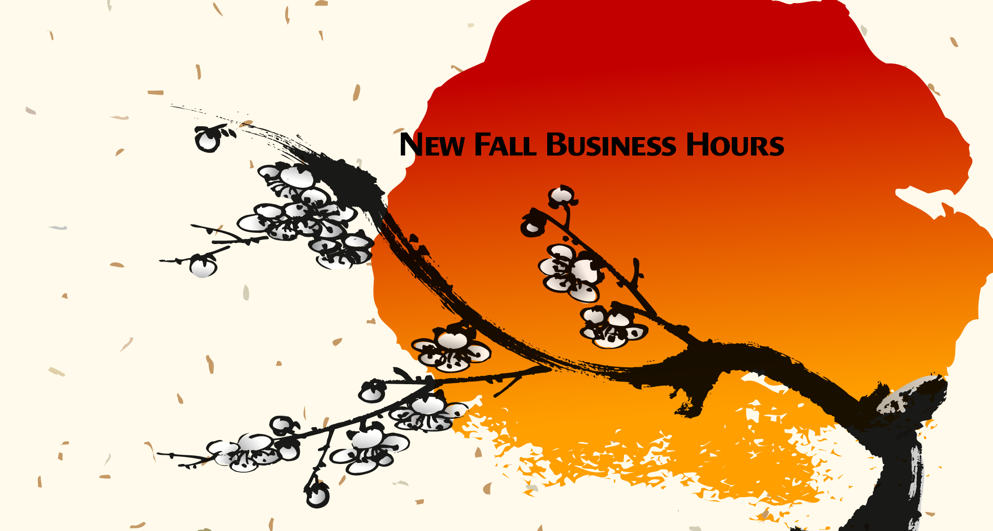 New Fall Restaurant Hours