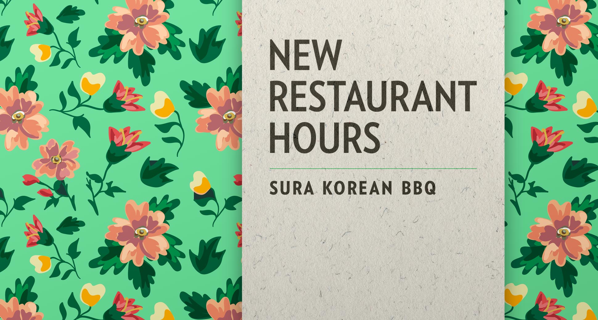 Summer season restaurant hours
